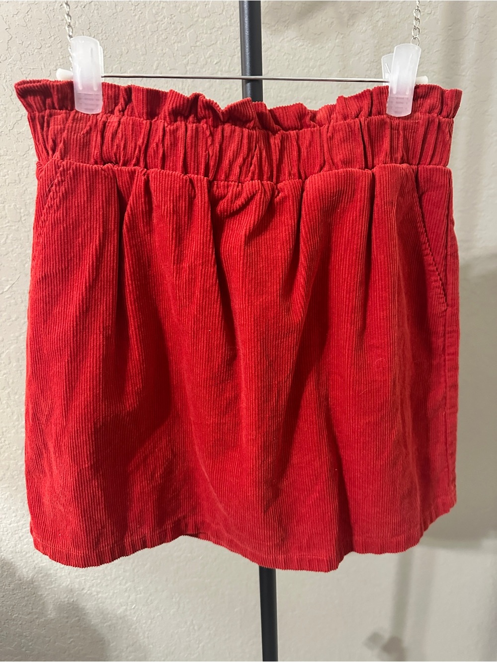Copper Key Corduroy Mini Skirt